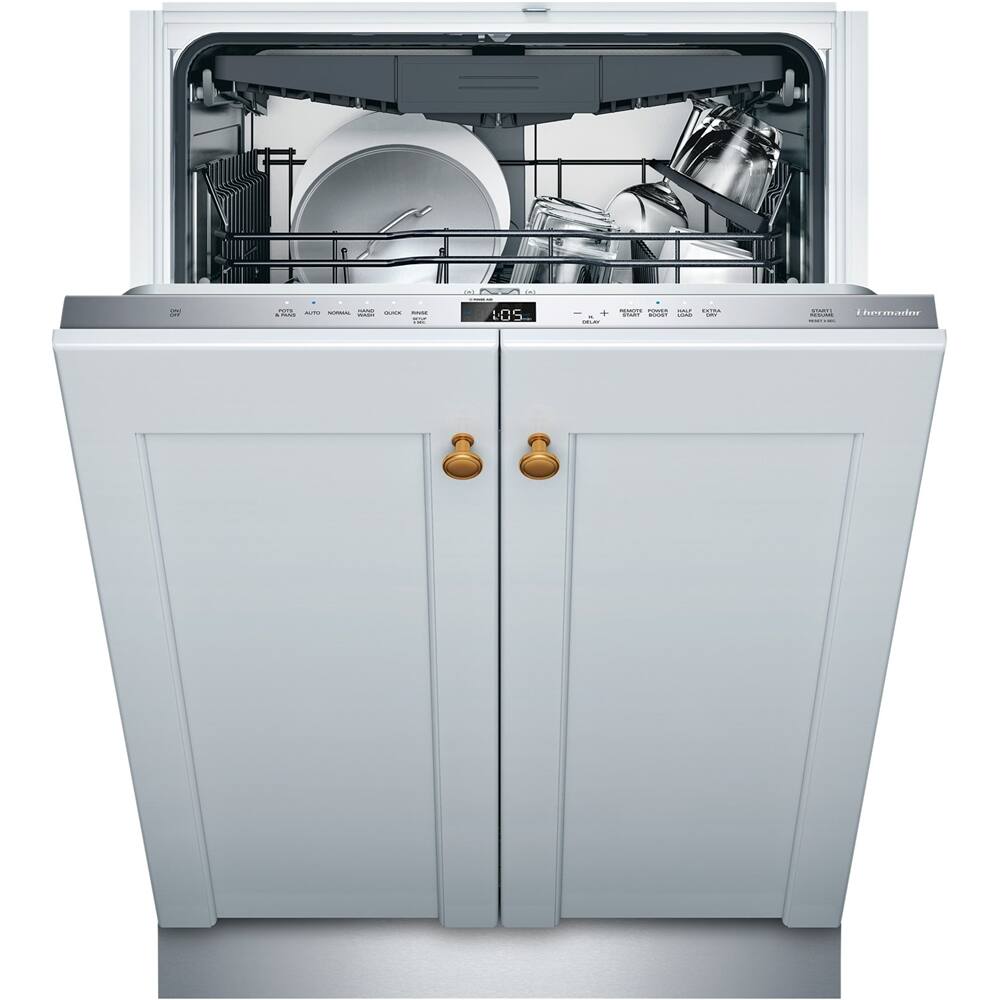 Thermador - 24" Top Control Built-In Dishwasher with Stainless Steel Tub - Front_Zoom