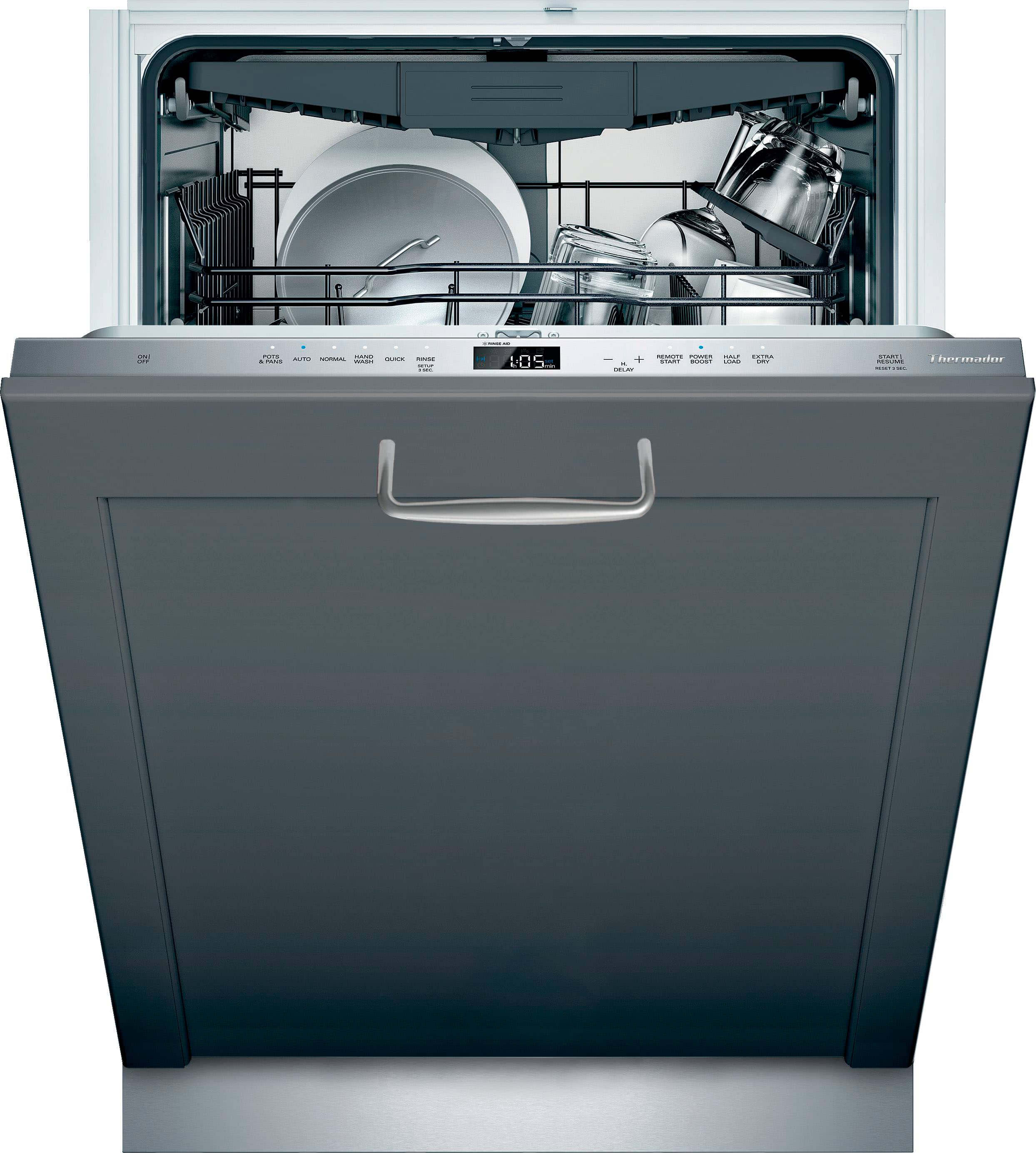 Thermador - 24" Top Control Built-In Dishwasher with Stainless Steel Tub - Alt_View_Standard_12