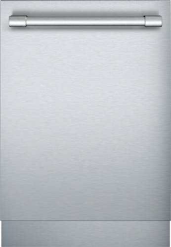 Thermador - 24" Top Control Built-In Dishwasher with Stainless Steel Tub - Stainless steel - Front_Standard