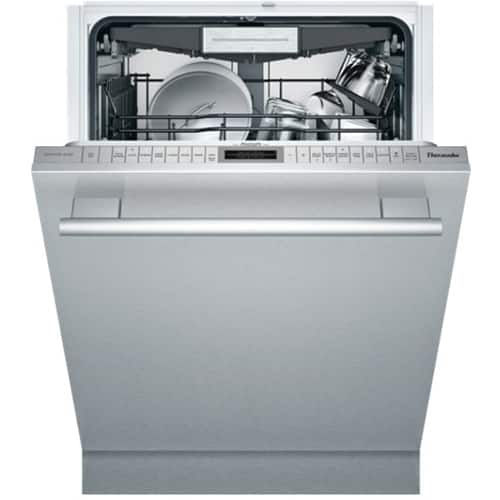 Thermador - 24" Top Control Built-In Dishwasher with Stainless Steel Tub - Stainless steel - Front_Standard