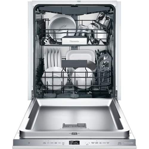 Thermador - 24" Top Control Built-In Dishwasher with Stainless Steel Tub - Front_Standard