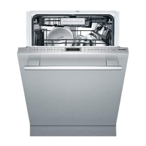 Thermador - 24" Top Control Built-In Dishwasher with Stainless Steel Tub - Stainless steel - Front_Standard