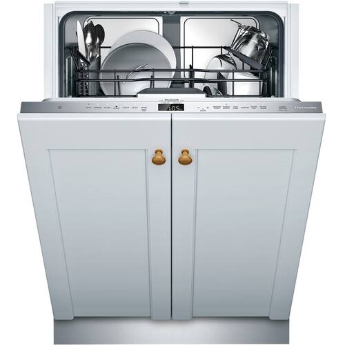 Thermador - 24" Top Control Built-In Dishwasher with Stainless Steel Tub - Front_Standard