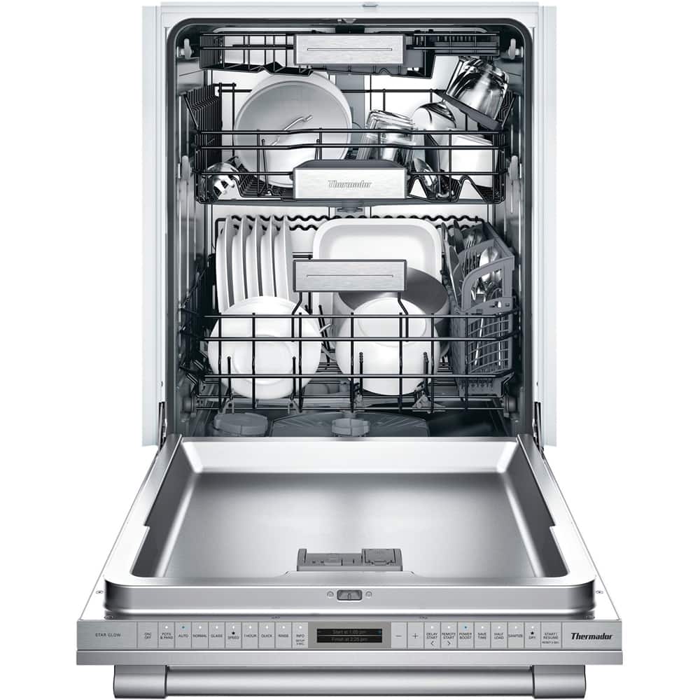 Thermador - 24" Top Control Built-In Dishwasher with Stainless Steel Tub - Stainless steel - Alt_View_Standard_11