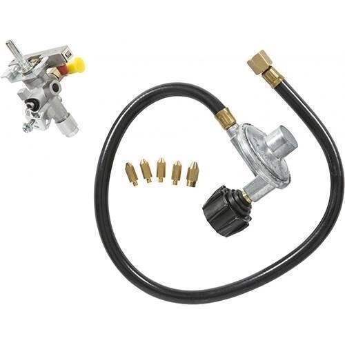 Coyote - Natural Gas to Propane Conversion Kit for Select Coyote Grills - Brass - Front_Standard