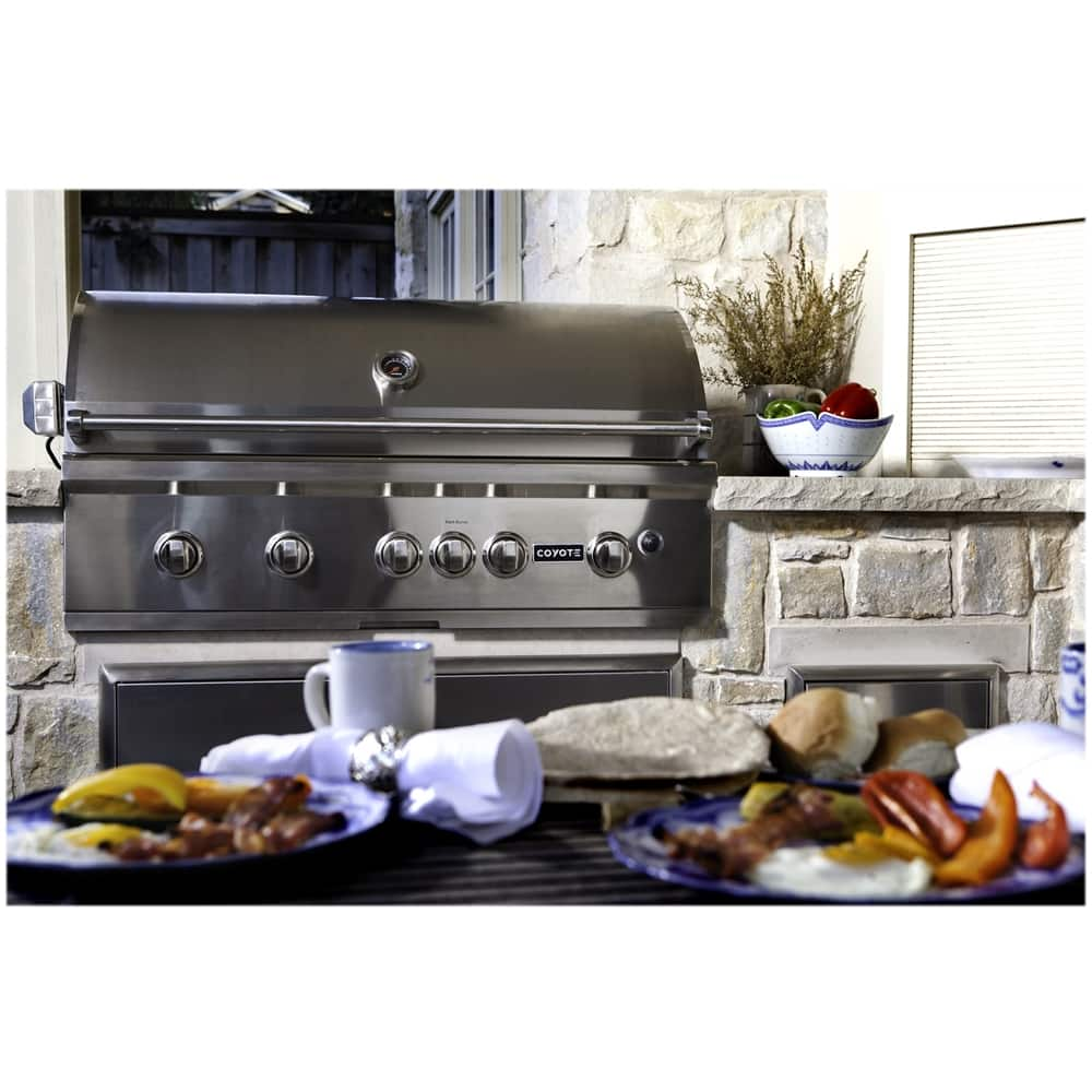 Coyote S Series 42 Built In Gas Grill Stainless Steel At Pacific Sales   6266142 Rd 