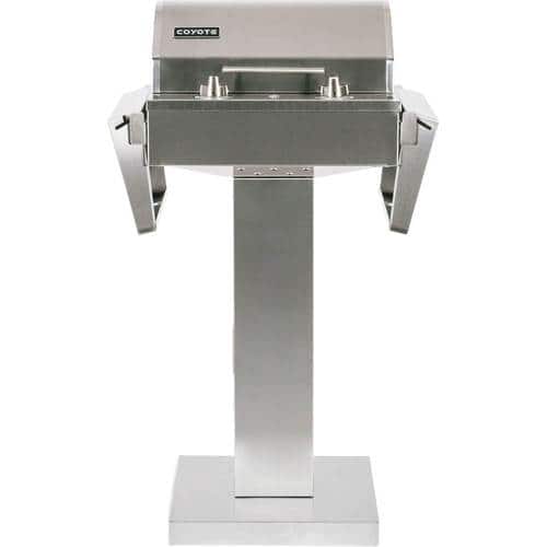 Coyote - Island Cart for C1EL120SM Electric Grill - Stainless Steel - Alt_View_Standard_16