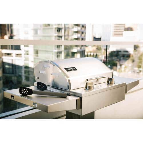 Coyote - Island Cart for C1EL120SM Electric Grill - Stainless Steel - Alt_View_Standard_19