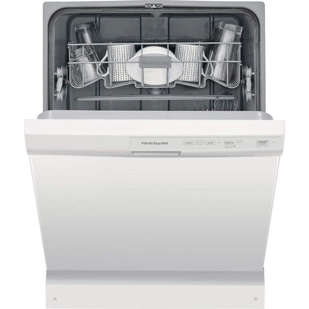 Frigidaire - 24" Front Control Tall Tub Built-In Dishwasher - White - Alt_View_Standard_17