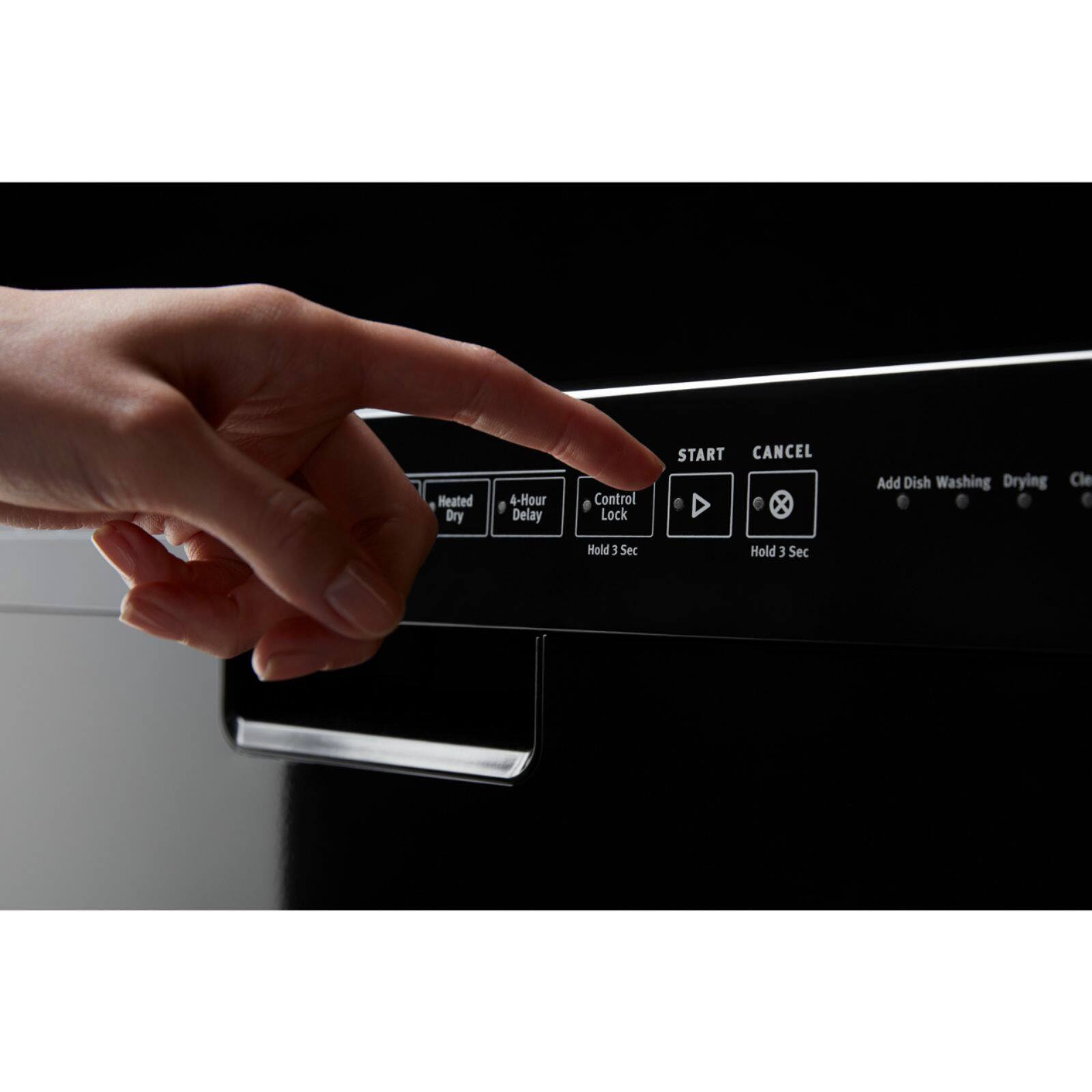 Maytag - 24" Front Control Built-In Dishwasher with Stainless Steel Tub - Black - Alt_View_Standard_15