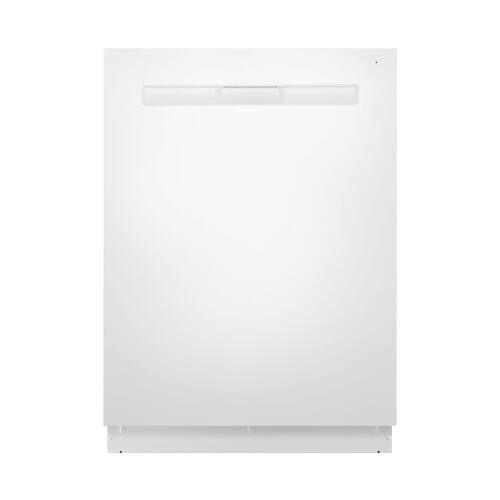 Maytag - 24" Top Control Built-In Dishwasher with Stainless Steel Tub - White - Front_Standard