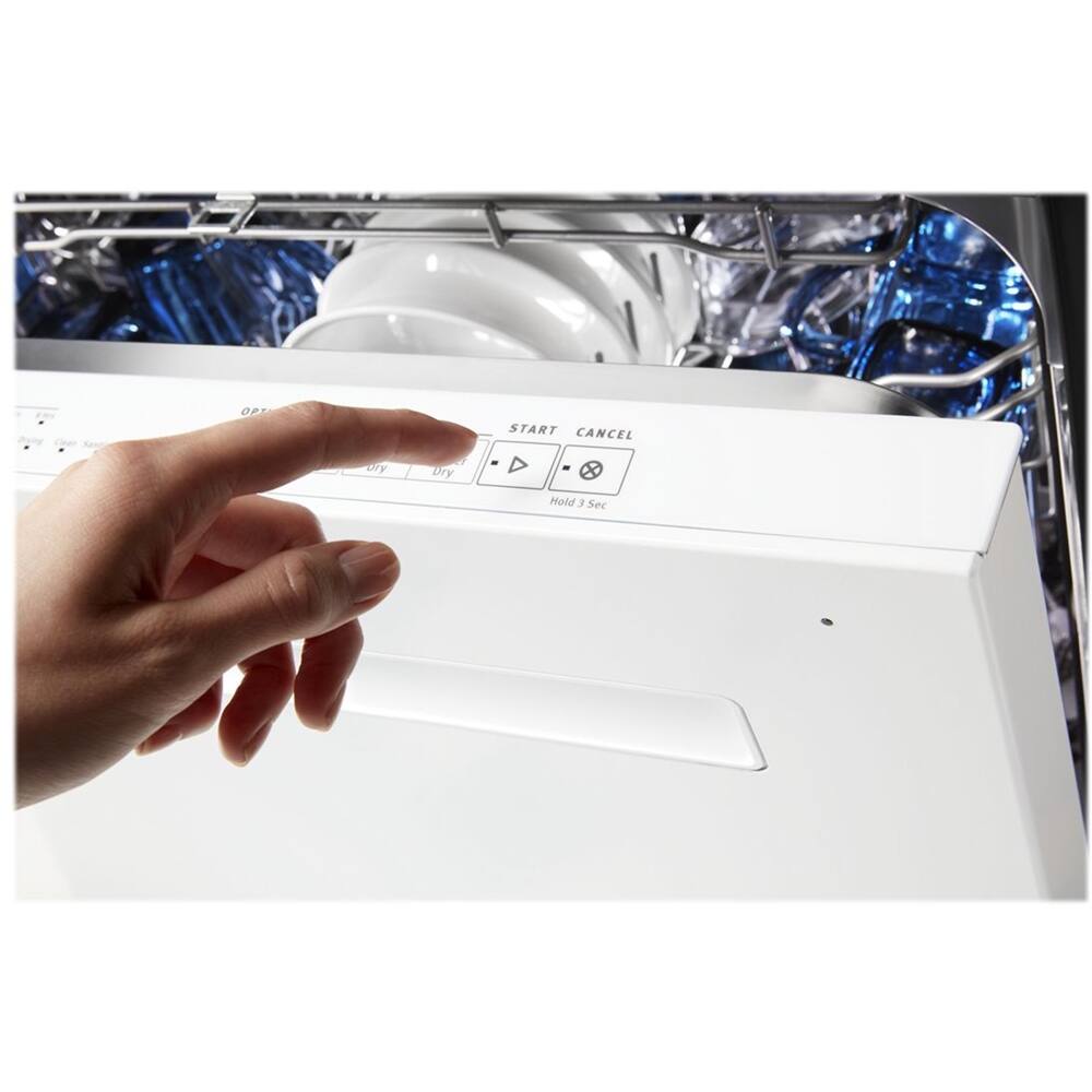 Maytag - 24" Top Control Built-In Dishwasher with Stainless Steel Tub - White - Alt_View_Standard_17