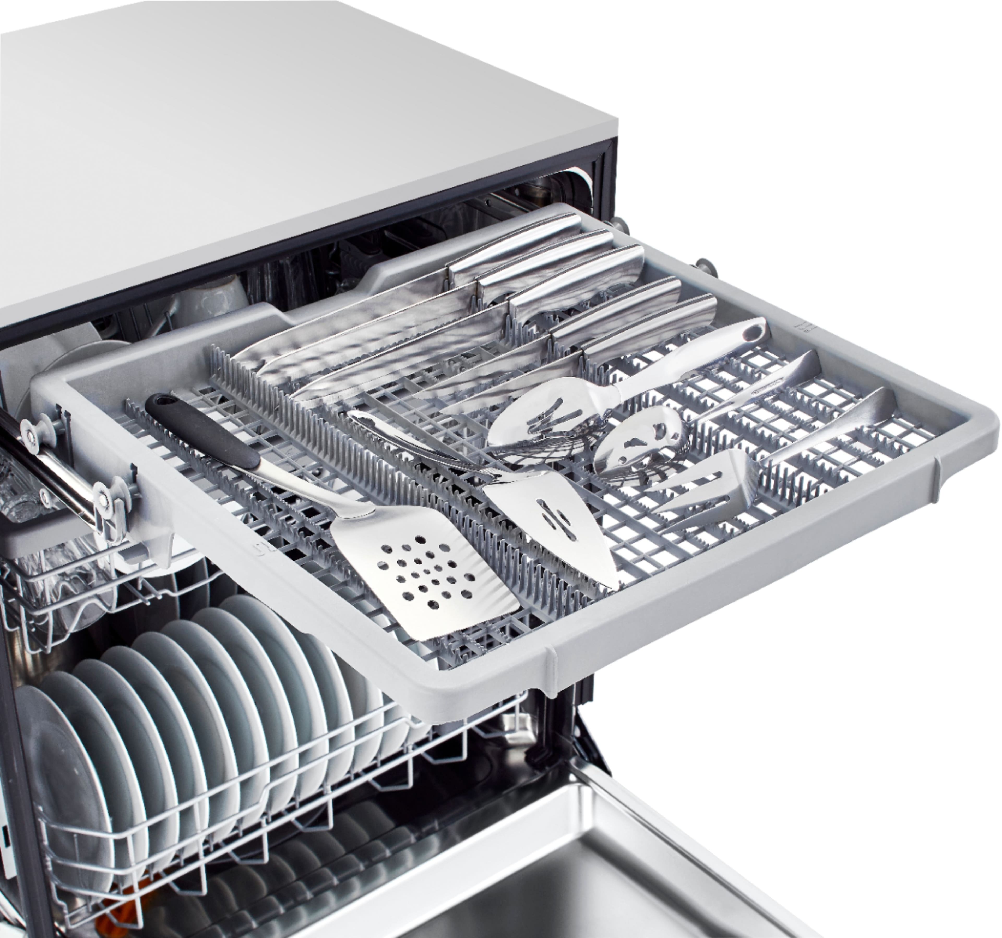 LG - 24" Top Control Built-In Dishwasher with Stainless Steel Tub - Stainless steel - Alt_View_Standard_11
