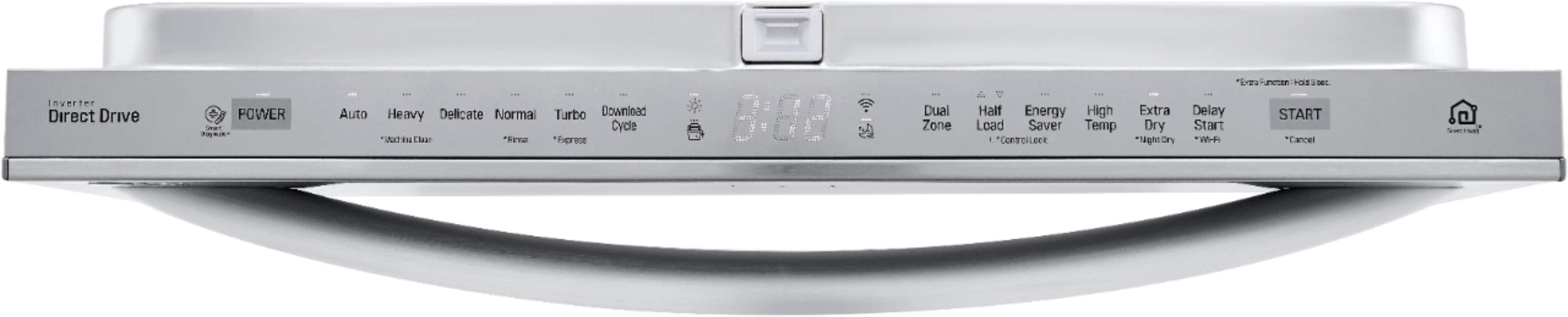 LG - 24" Top Control Built-In Dishwasher with Stainless Steel Tub - Stainless steel - Alt_View_Standard_2
