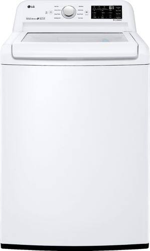 LG - 4.5 Cu. Ft. 8-Cycle Top-Loading Washer - White - Front_Standard