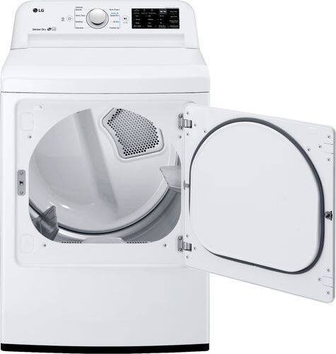 LG - 7.3 Cu. Ft. 8-Cycle Electric Dryer - White - Alt_View_Standard_11