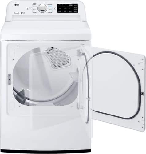 LG - 7.3 Cu. Ft. 8-Cycle Electric Dryer - White - Alt_View_Standard_12