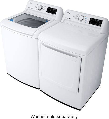 LG - 7.3 Cu. Ft. 8-Cycle Electric Dryer - White - Alt_View_Standard_15