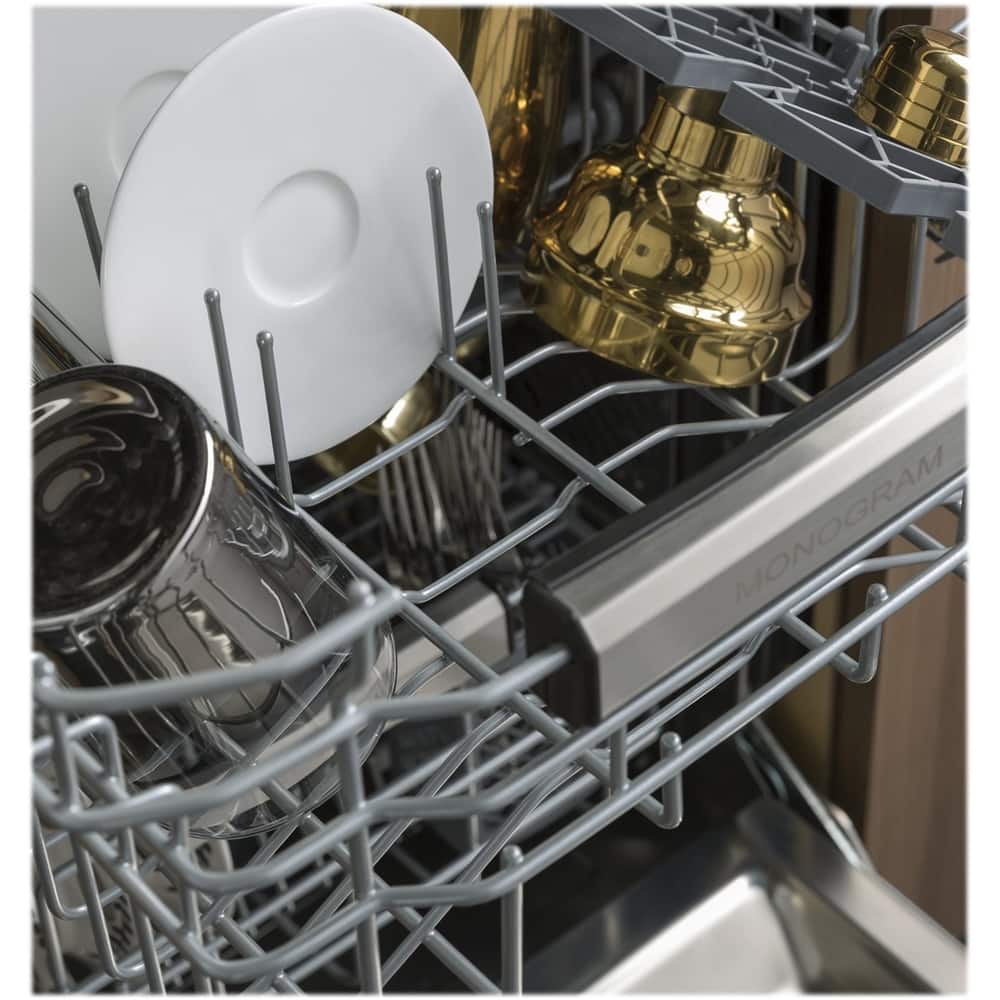 Monogram - 18" Top Control Built-In Dishwasher with Stainless Steel Tub - Stainless steel - Alt_View_Standard_16