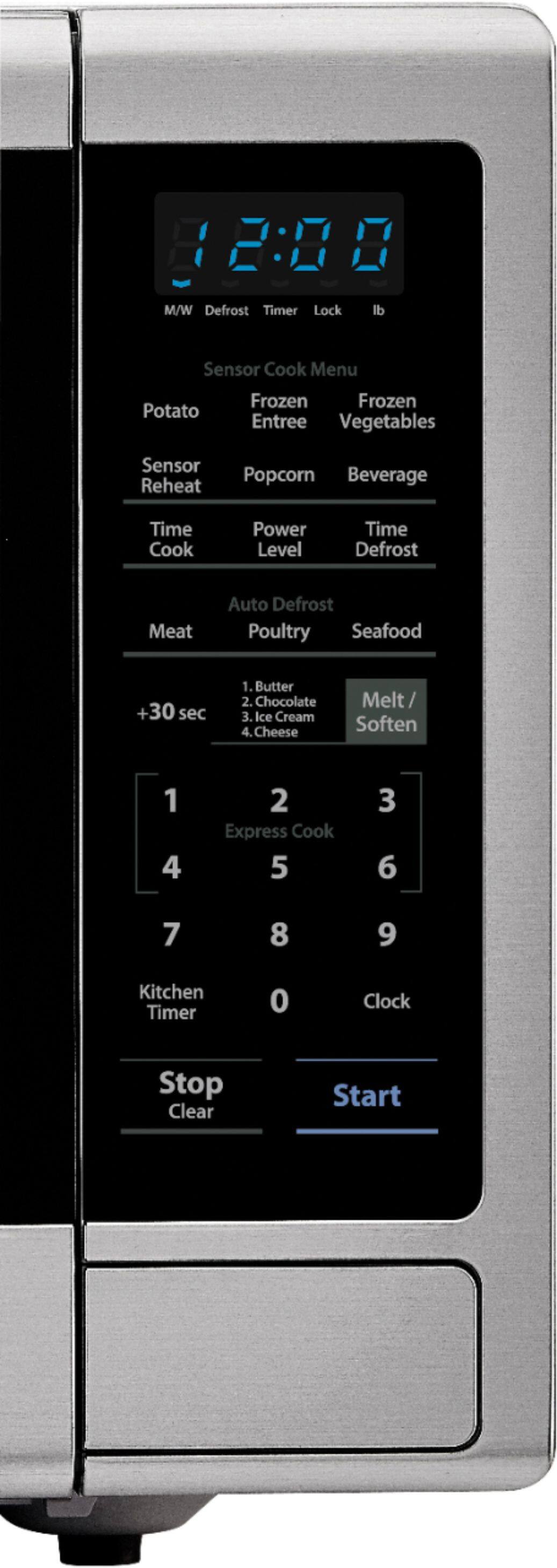 Sharp - Carousel 2.2 Cu. Ft. Microwave with Sensor Cooking - Stainless steel - Alt_View_Standard_1
