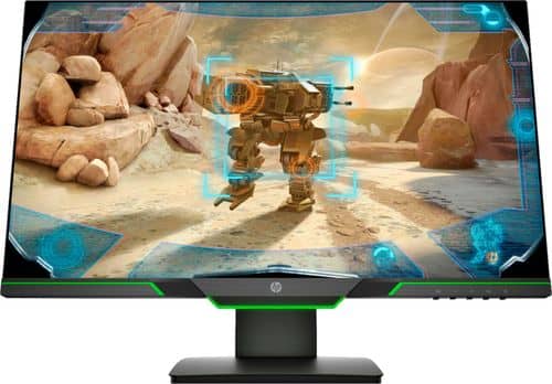 HP - 25x 24.5" LED FHD Monitor - Gray/Green