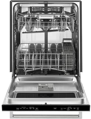 KitchenAid - 24" Tall Tub Built-In Dishwasher - Stainless steel - Alt_View_Standard_11