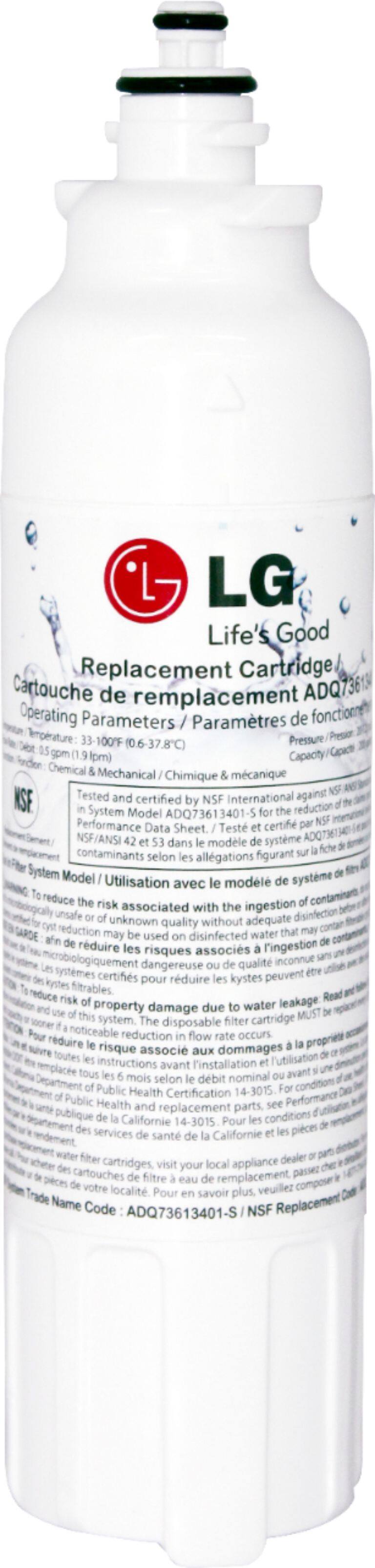 LG - Water Filter for Select LG Refrigerators - White - Front_Zoom