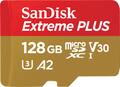 SanDisk - Extreme PLUS 128GB microSDXC UHS-I Memory Card