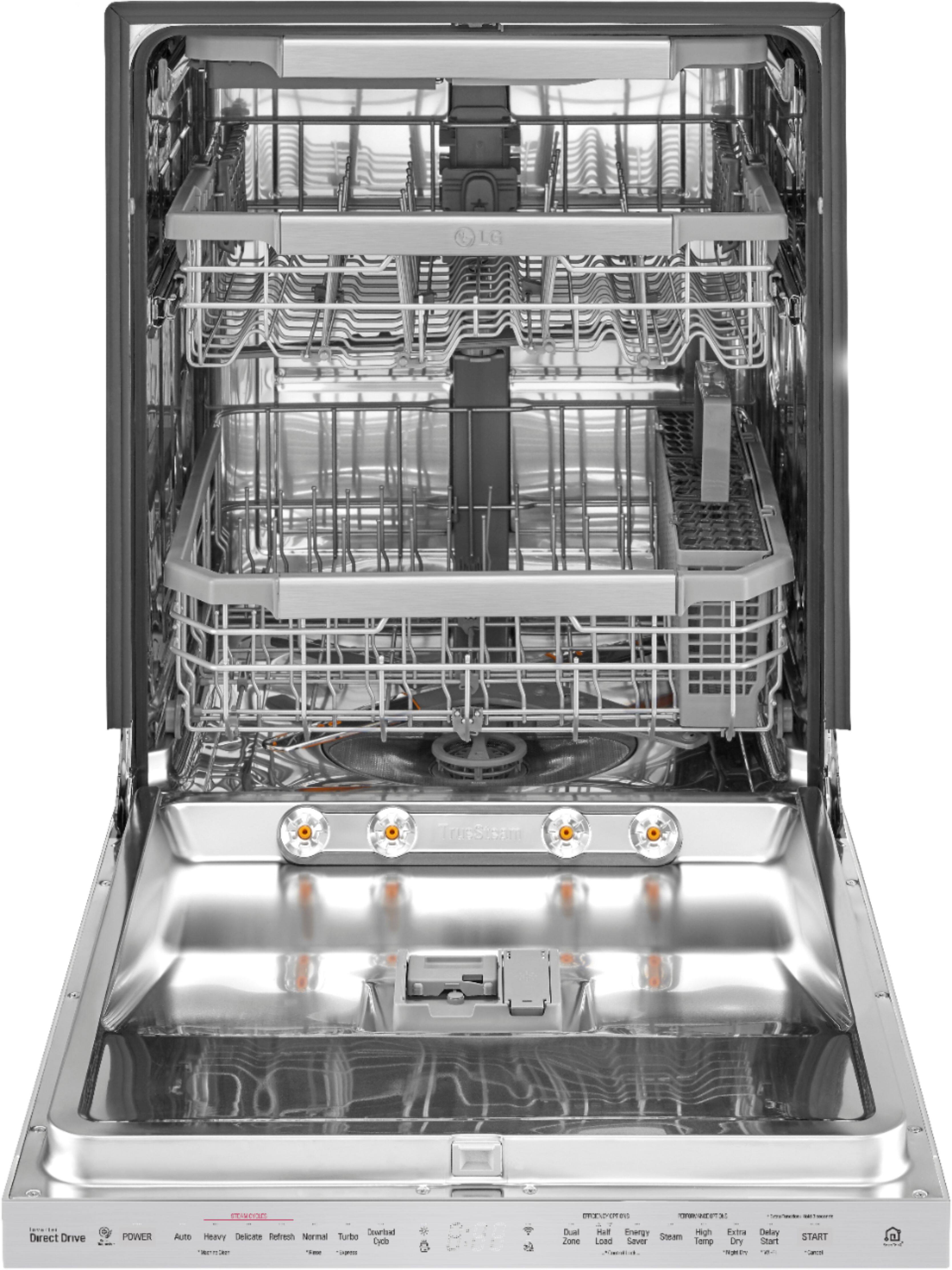 LG - 24" Top Control Built-In Dishwasher with Stainless Steel Tub - Stainless steel - Alt_View_Standard_11