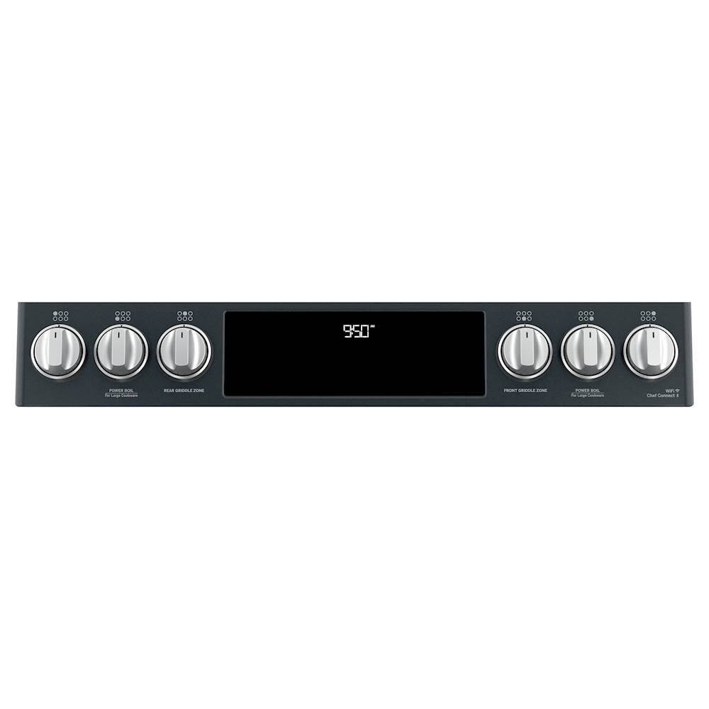 Café - 7 Cu. Ft. Self-Cleaning Slide-In Double Oven Dual Fuel Convection Range - Matte Black - Alt_View_Standard_2