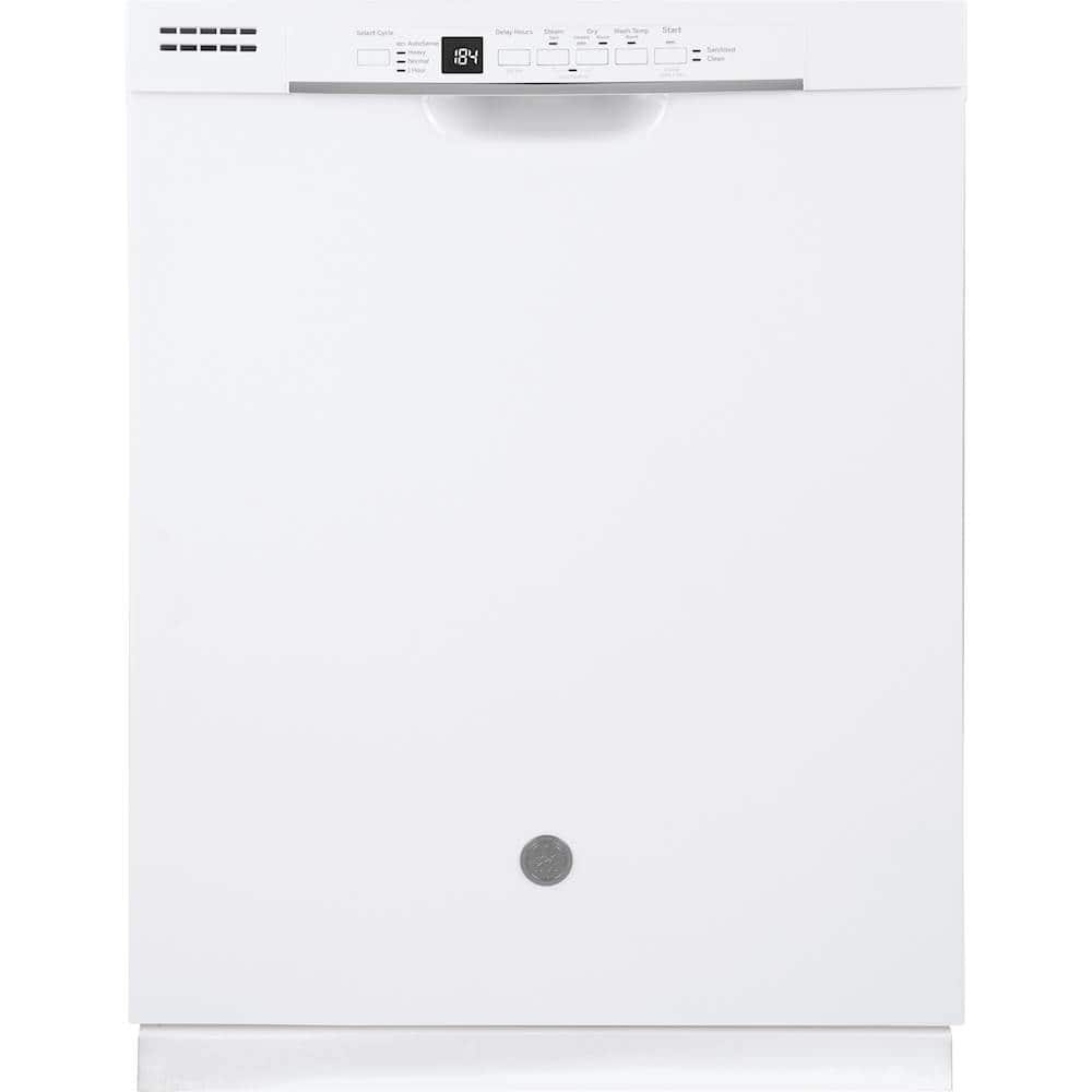 GE 24" Front Control Tall Tub BuiltIn Dishwasher White at Pacific