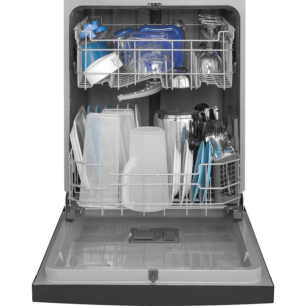 GE - 24" Front Control Tall Tub Built-In Dishwasher - Black - Alt_View_Standard_11