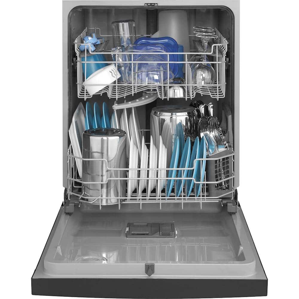 GE - 24" Front Control Tall Tub Built-In Dishwasher - Black - Alt_View_Standard_12