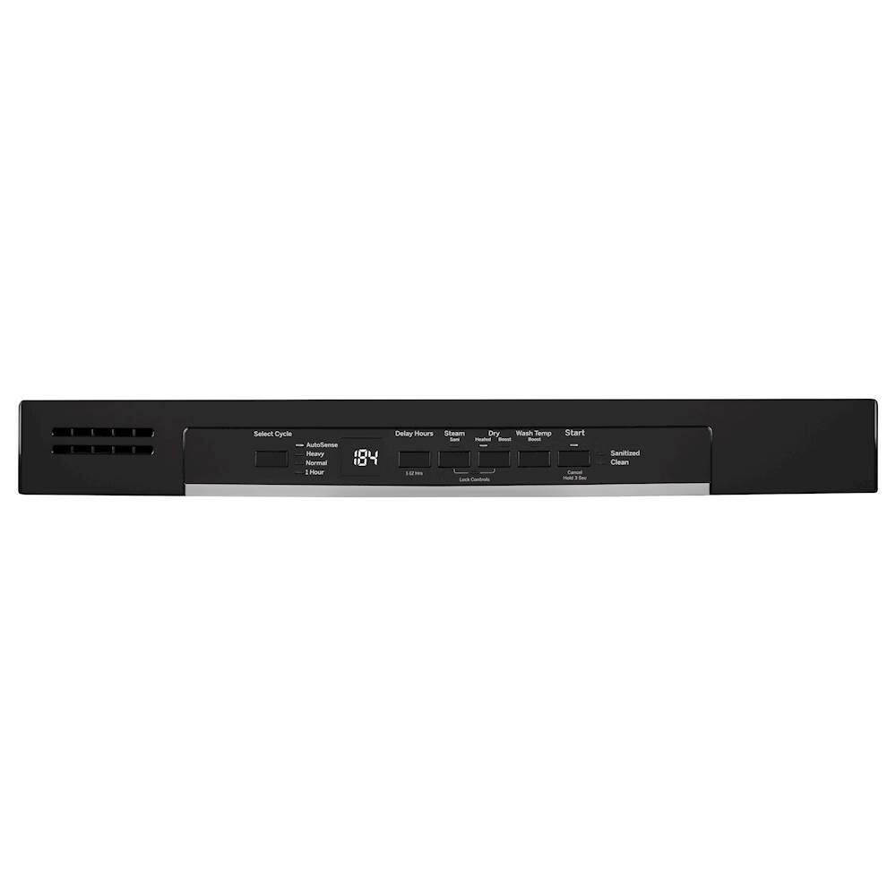 GE - 24" Front Control Tall Tub Built-In Dishwasher - Black - Alt_View_Standard_1