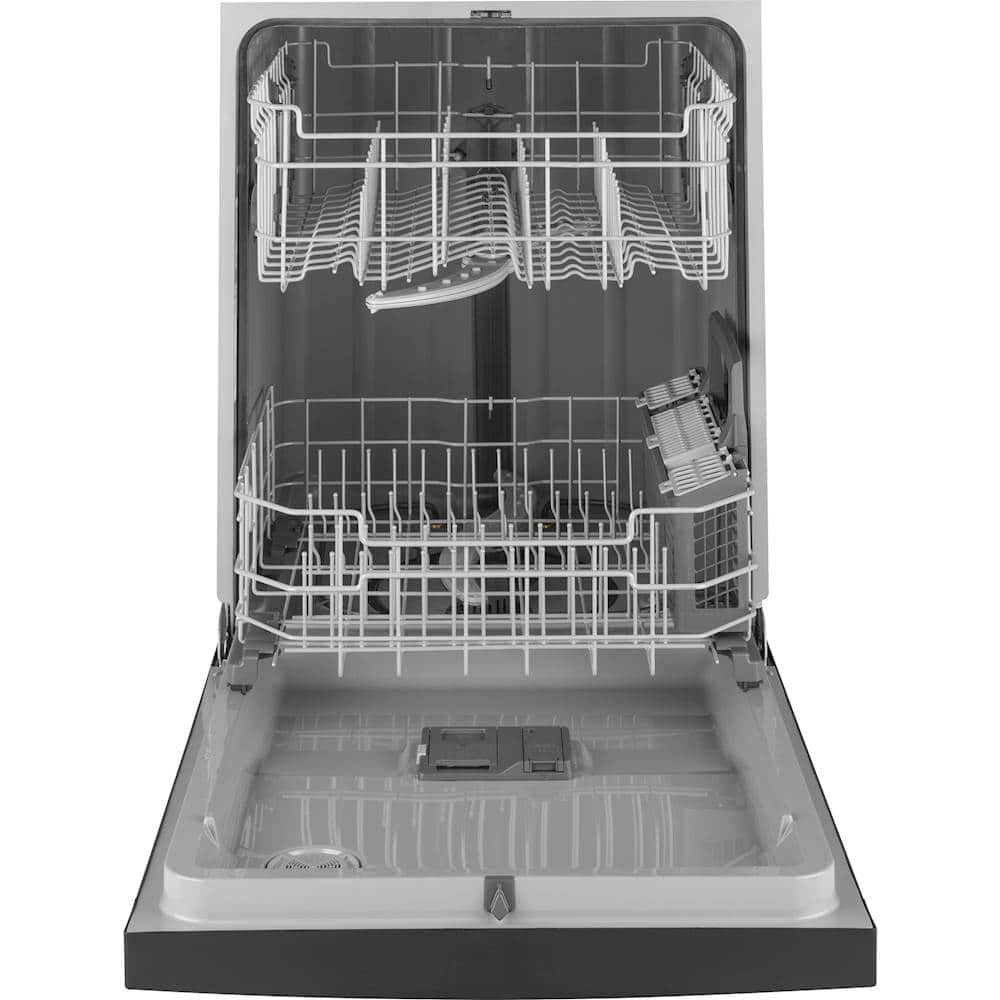 GE - 24" Front Control Tall Tub Built-In Dishwasher - Black - Alt_View_Standard_11