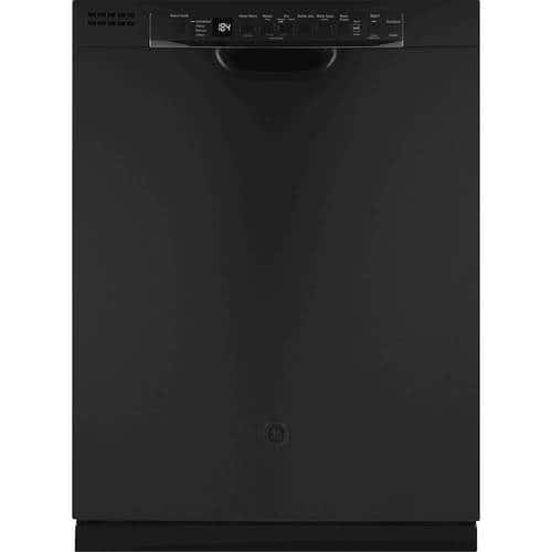 GE 24" Front Control Tall Tub BuiltIn Dishwasher Black Slate at