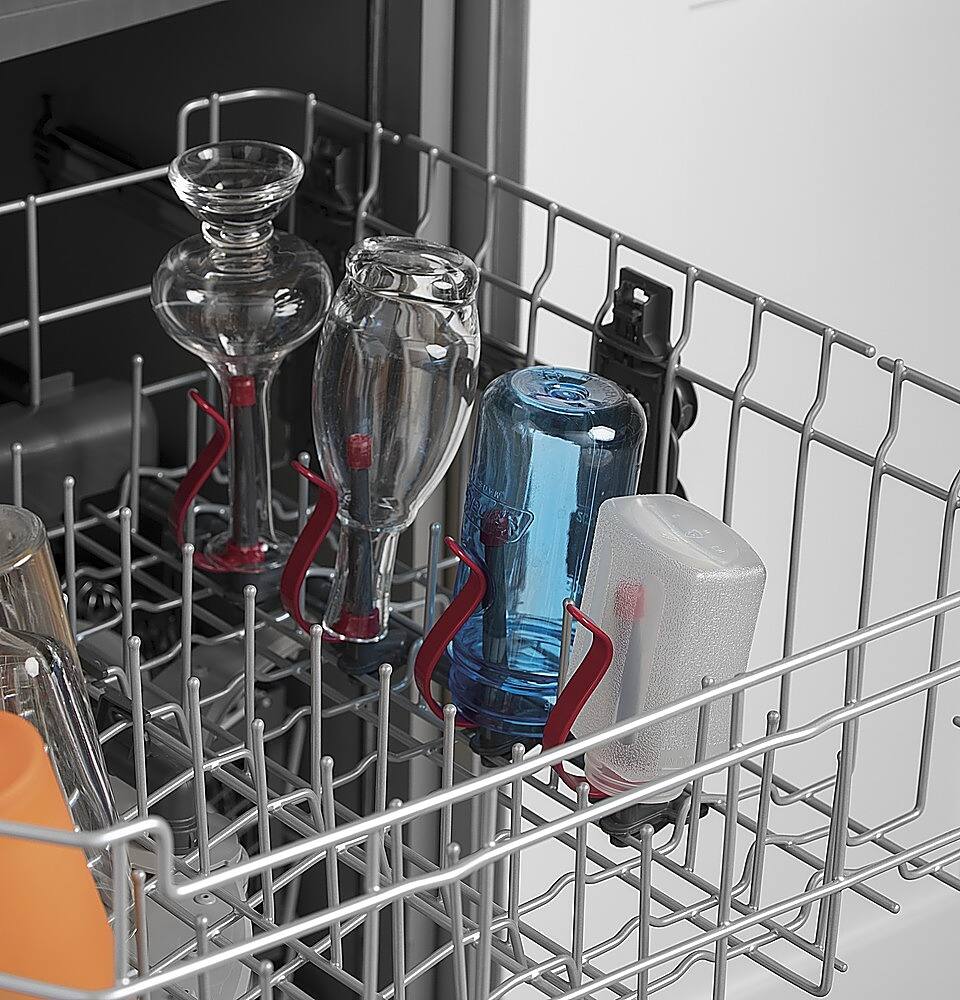 GE - 24" Top Control Tall Tub Built-In Dishwasher - Black Slate - Alt_View_Standard_18