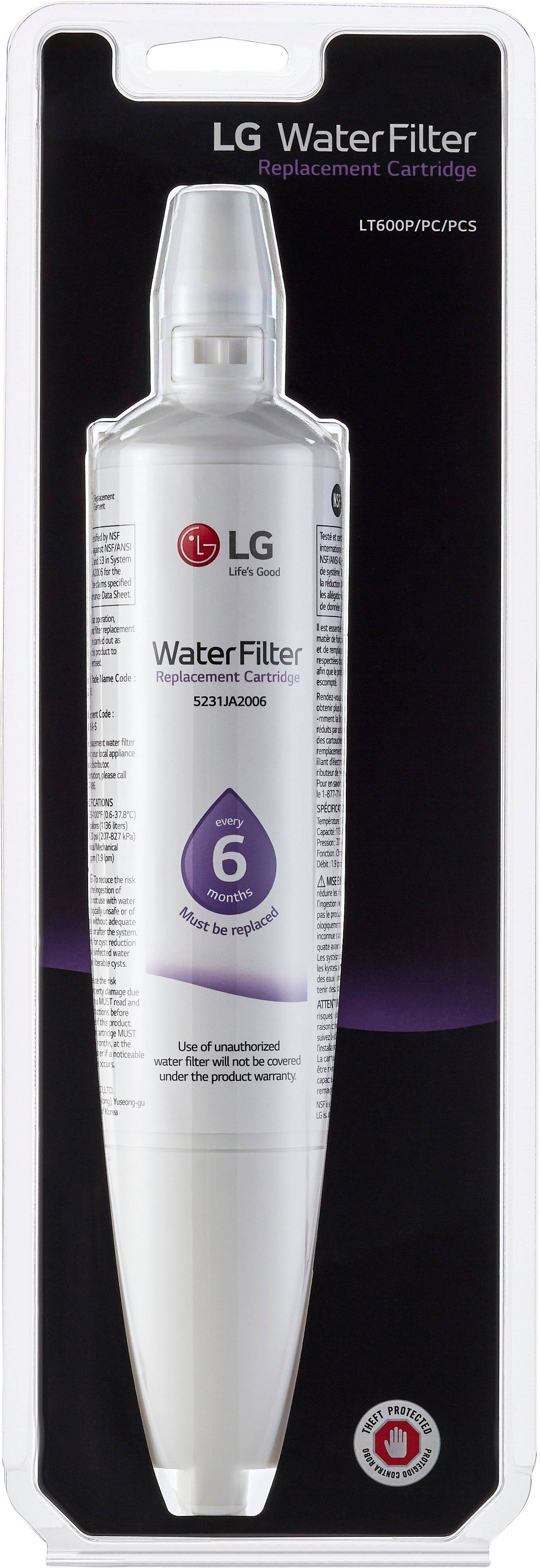 LG - Water Filter for Select LG Refrigerators - White - Front_Zoom
