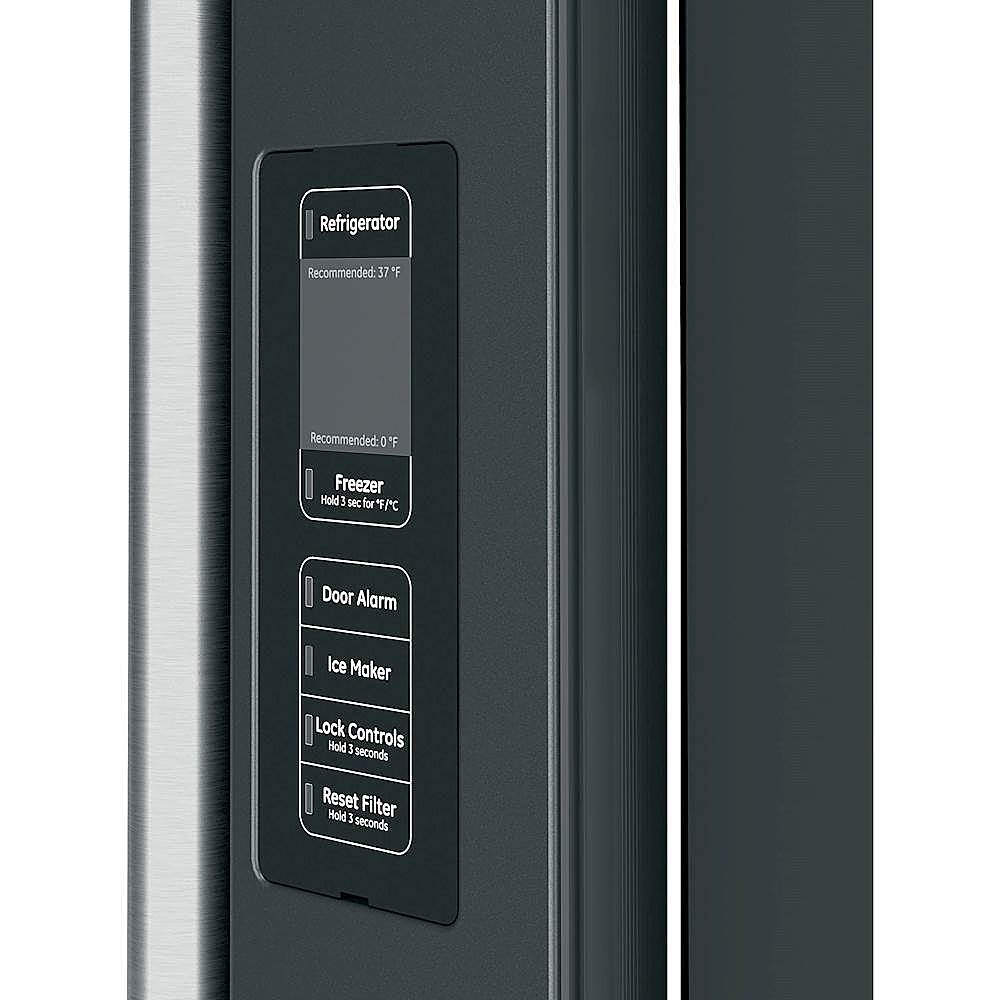 Café - 23.1 Cu. Ft. French Door Counter-Depth Refrigerator - Matte Black - Alt_View_Standard_11