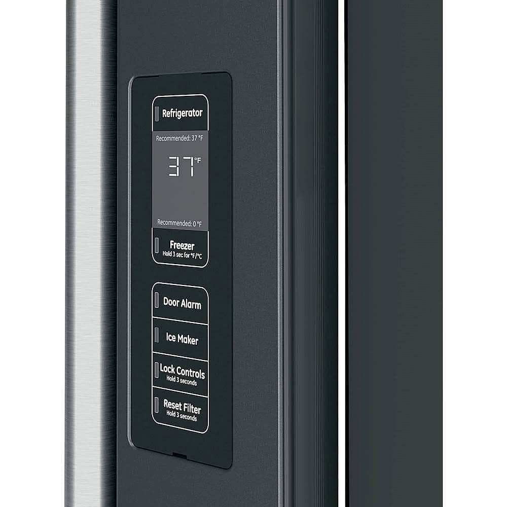 Café - 23.1 Cu. Ft. French Door Counter-Depth Refrigerator - Matte Black - Alt_View_Standard_12