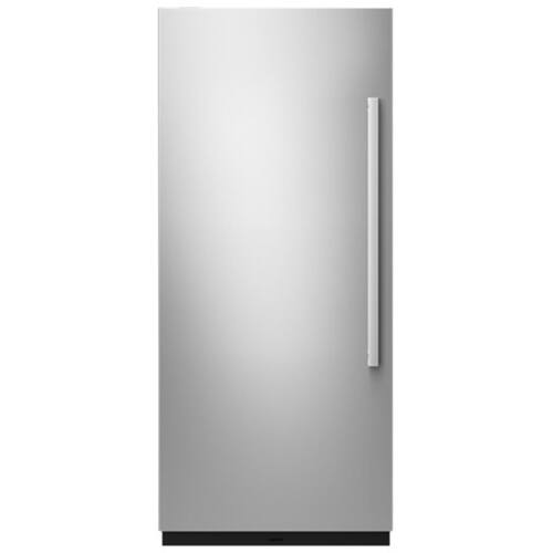 Jenn-Air - Euro-Style Left Hinge Door Panel for Jenn-Air Refrigerators - Stainless steel - Front_Standard