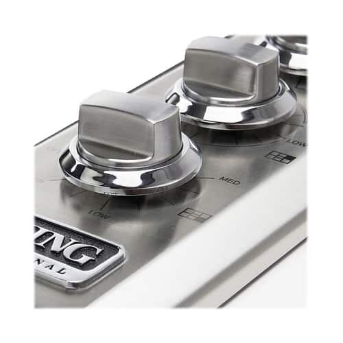 Viking - Control Knob Set for Professional 5 Series VECU53616BSB - Stainless steel - Front_Standard
