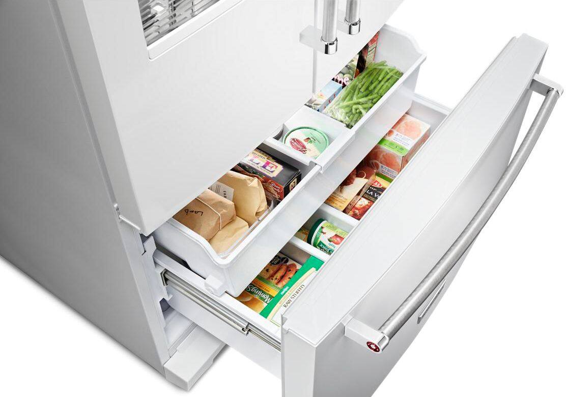 KitchenAid - 26.8 Cu. Ft. French Door Refrigerator - White - Alt_View_Standard_11