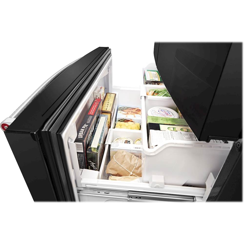 KitchenAid - 26.8 Cu. Ft. French Door Refrigerator - Black - Alt_View_Standard_13