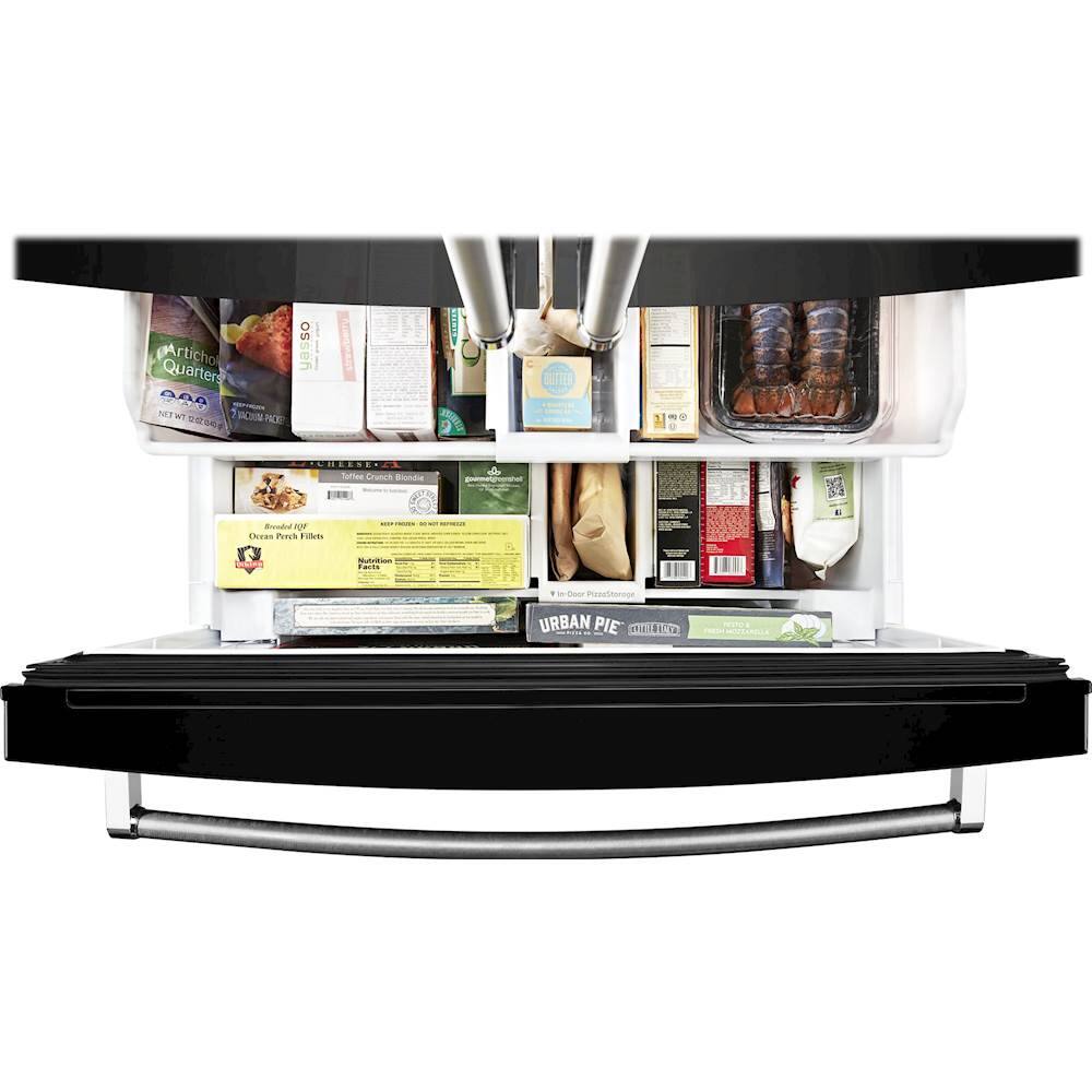 KitchenAid - 26.8 Cu. Ft. French Door Refrigerator - Black - Alt_View_Standard_14