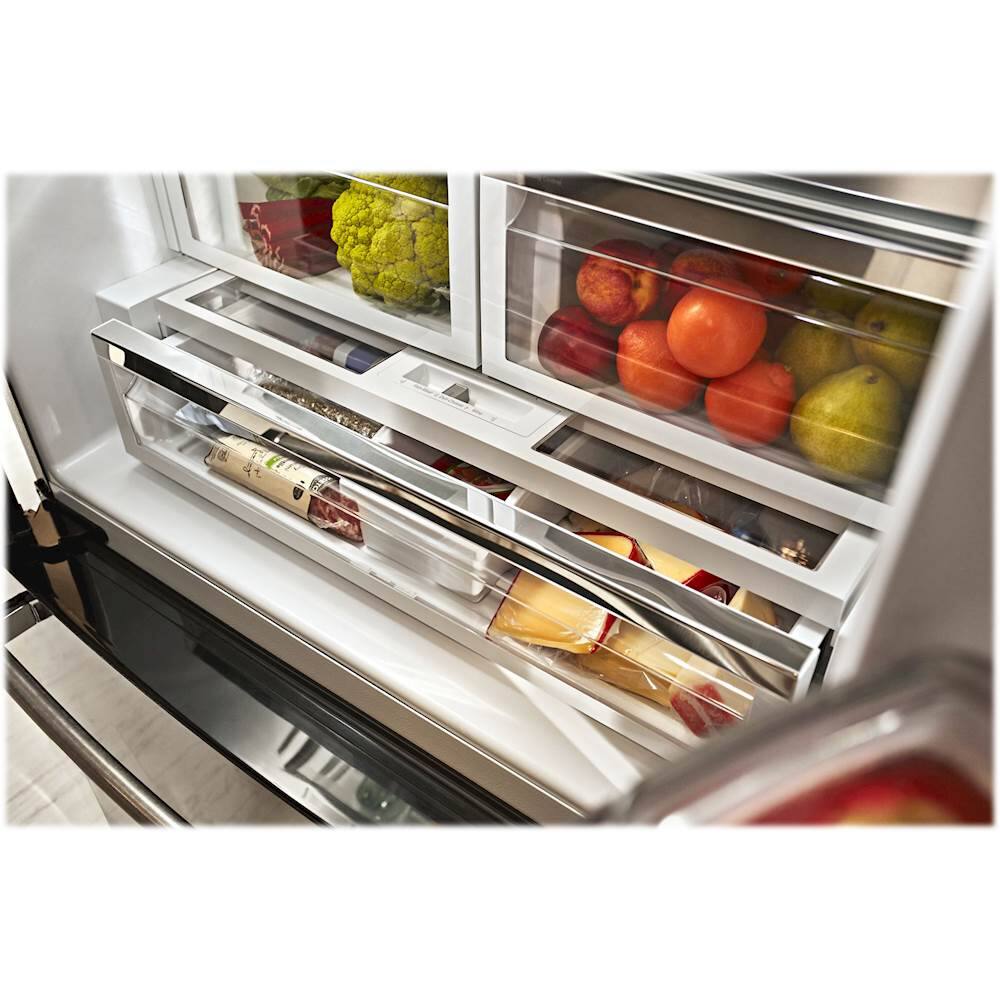 KitchenAid - 26.8 Cu. Ft. French Door Refrigerator - Black - Alt_View_Standard_19