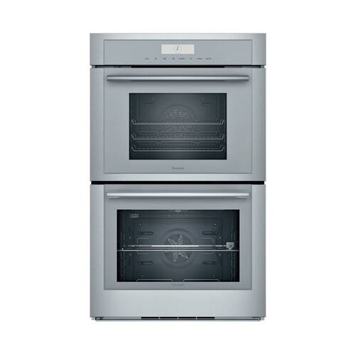 Thermador - MASTERPIECE SERIES 29.8" Built-In Double Electric Convection Wall Oven - Stainless steel - Front_Standard