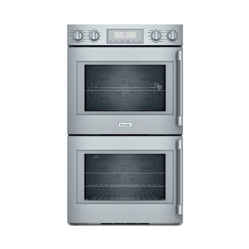 Thermador - PROFESSIONAL SERIES 29.8" Built-In Double Electric Convection Wall Oven - Stainless steel - Front_Standard