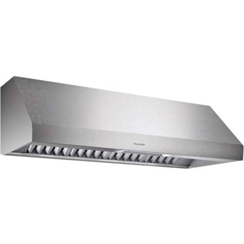 Thermador - PROFESSIONAL SERIES 60" Externally Vented Range Hood - Stainless steel - Front_Standard