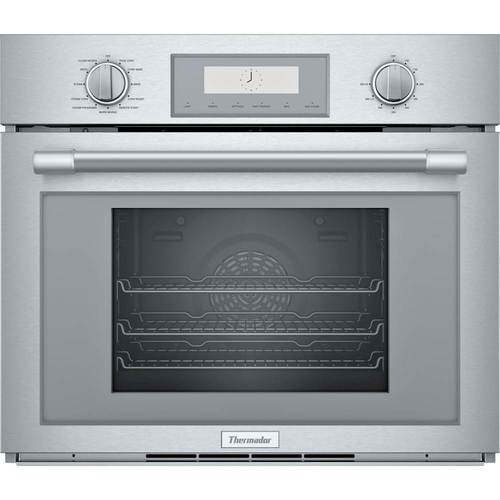 Thermador - Professional 30" Built-In Single Electric Convection Wall Oven - Stainless steel - Front_Standard